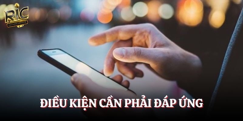 Nạp tiền Ricwin và điều kiện cần phải đáp ứng